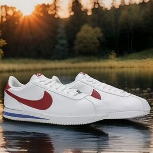 Nike Cortez OG Forrest Gump White/Red/Blue Sneaker Shoes Men 819719-103 11.5 US